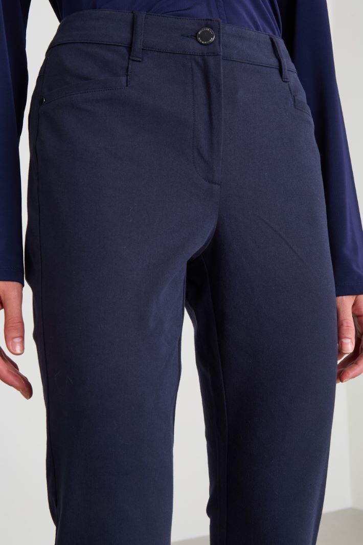 Slim cotton trousers Intrend - 4
