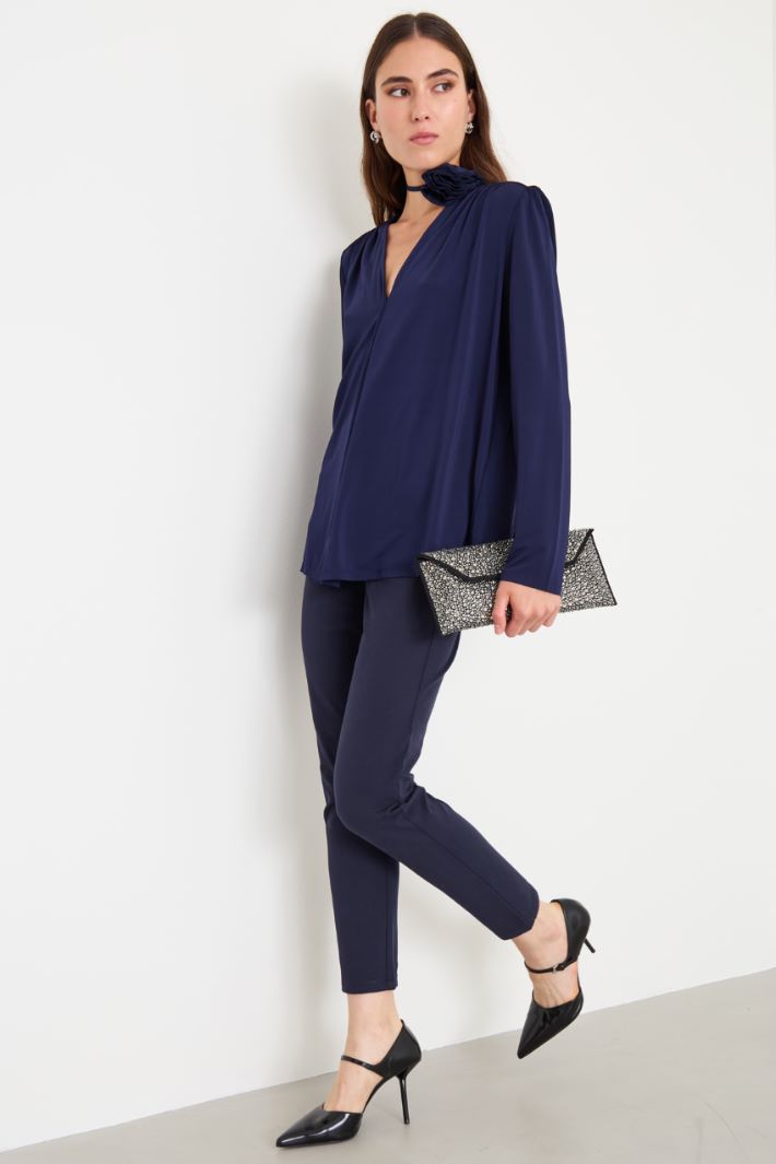 Slim cotton trousers Intrend