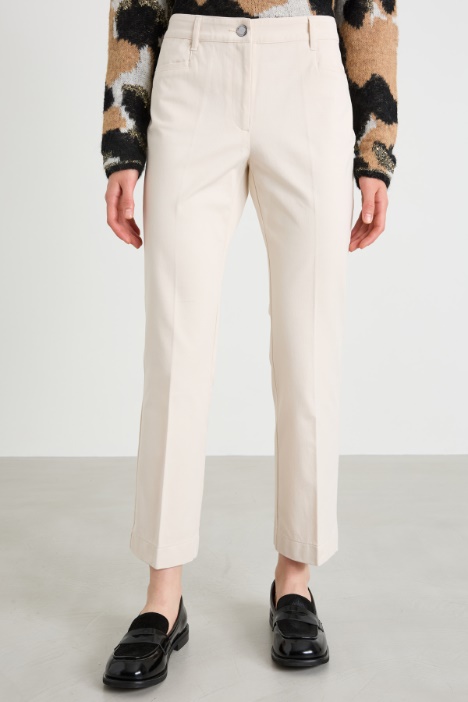 Pantaloni in twill