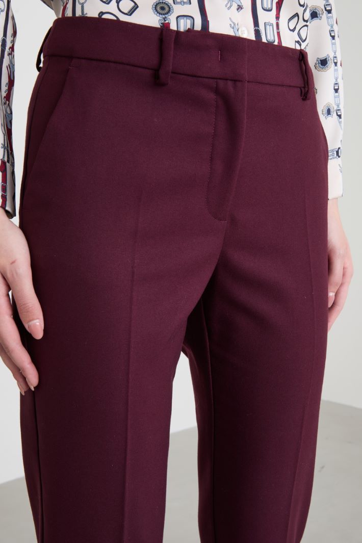 Viscose cigarette trousers Intrend - 4