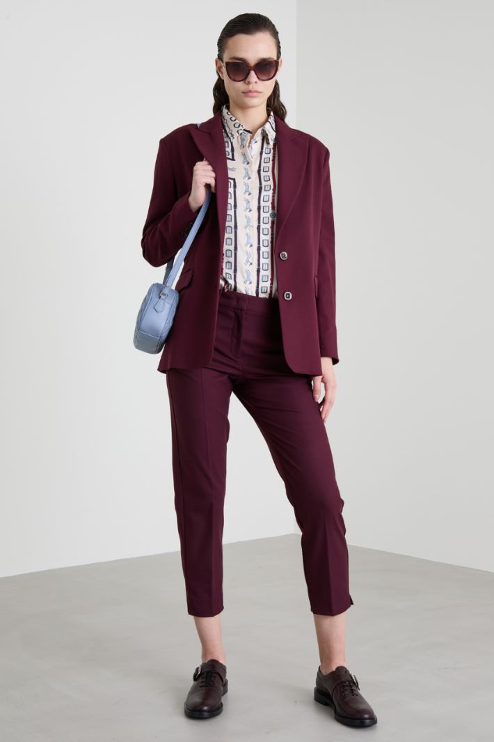Viscose cigarette trousers Intrend