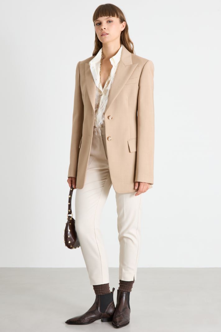 Viscose cigarette trousers Intrend