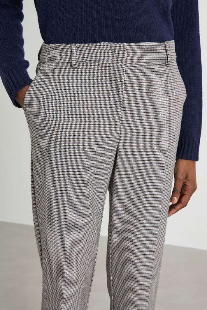 Viscose cigarette trousers Intrend - 4