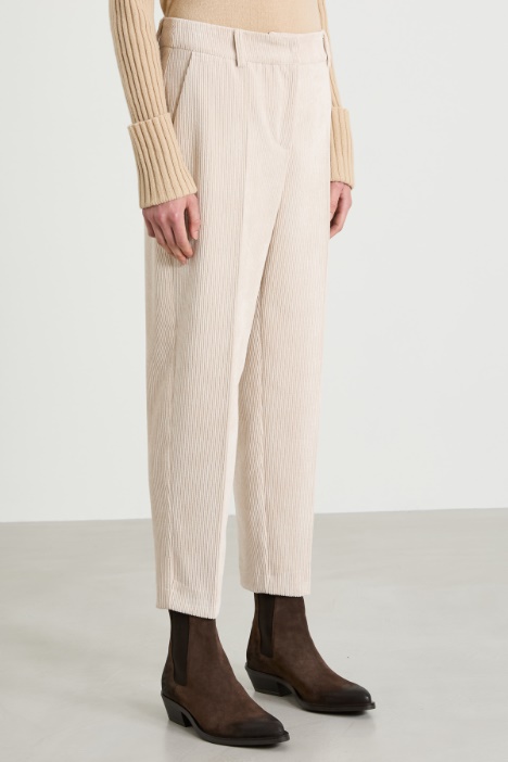 Pantaloni in velluto a coste