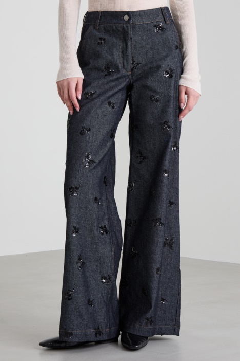 Jeans con ricami Intrend - 2
