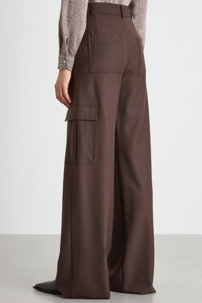 Pantaloni ampi cargo Intrend - 4