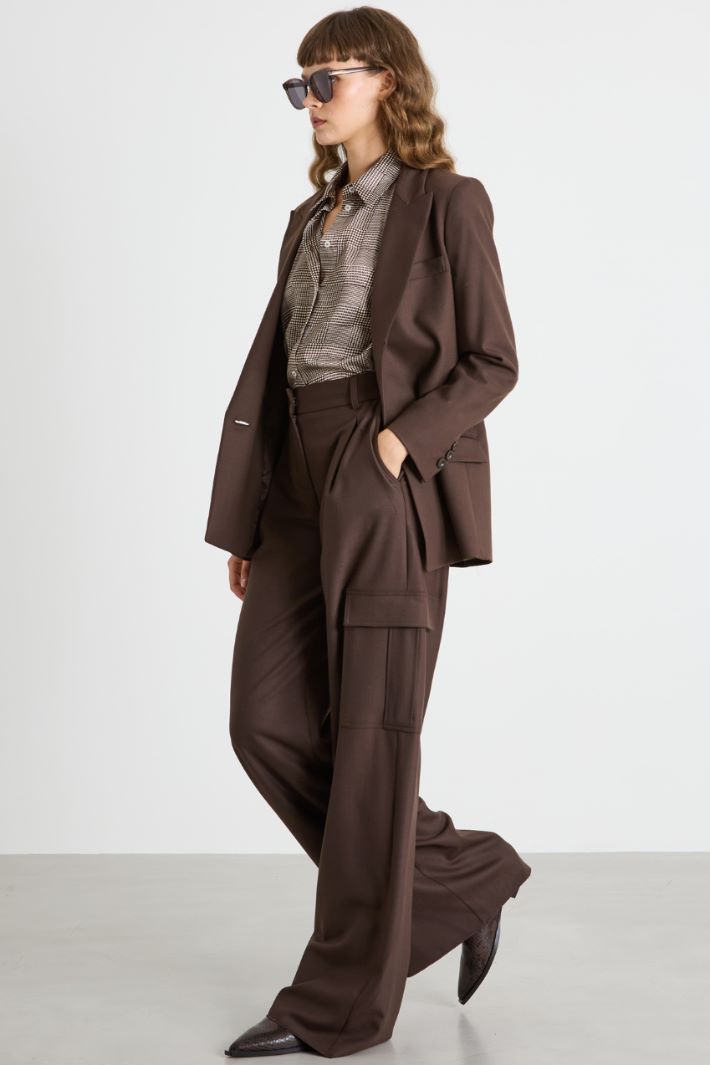 Pantaloni ampi cargo Intrend