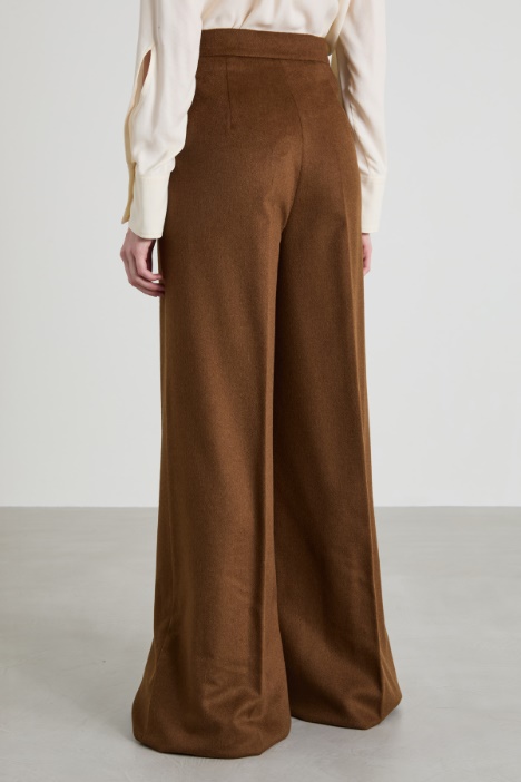 Pantaloni in drap di cammello