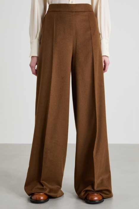 Pantaloni in drap di cammello