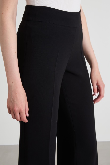 Pantaloni palazzo in cady