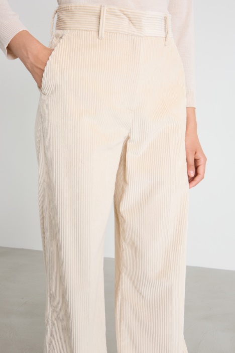 Pantaloni in velluto a coste