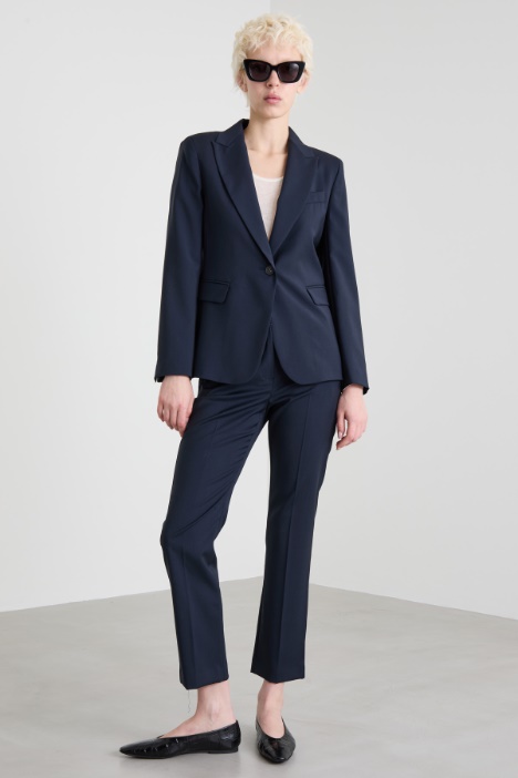 Pantaloni a sigaretta in lana Intrend