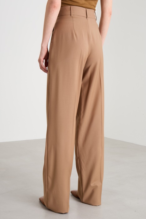 Pantaloni in gabardina