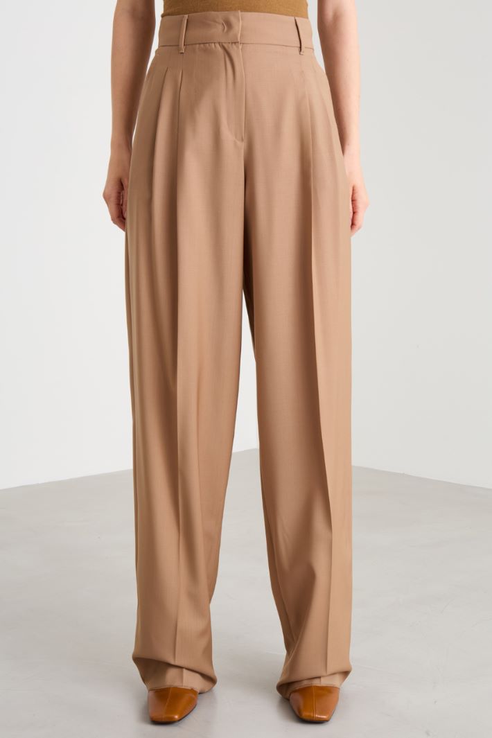 Gabardine trousers Intrend - 2
