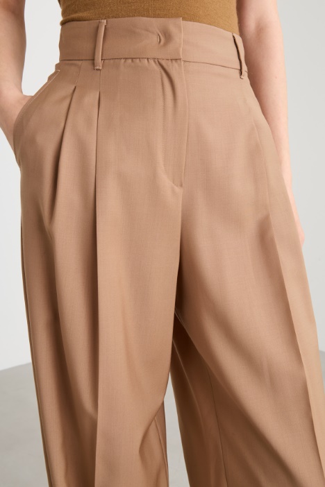 Pantaloni in gabardina