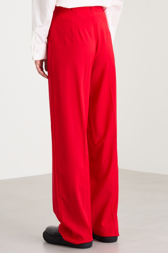 Gabardine trousers Intrend - 4
