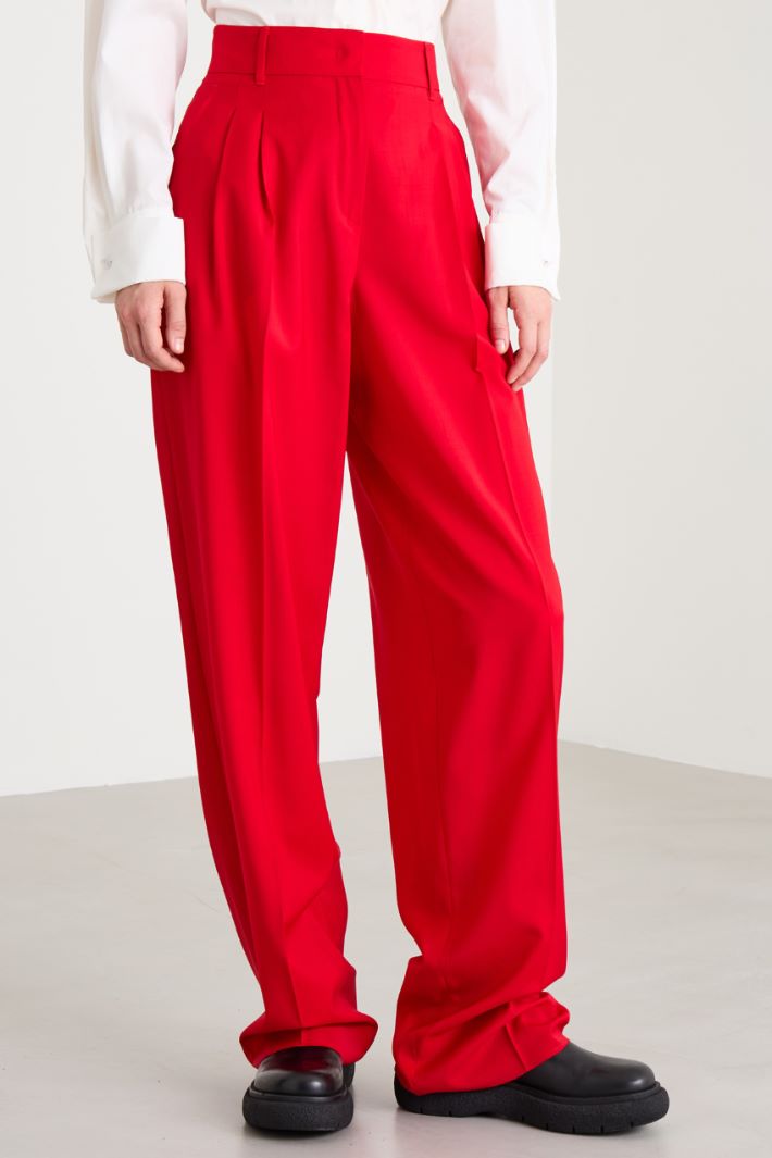 Gabardine trousers Intrend - 2