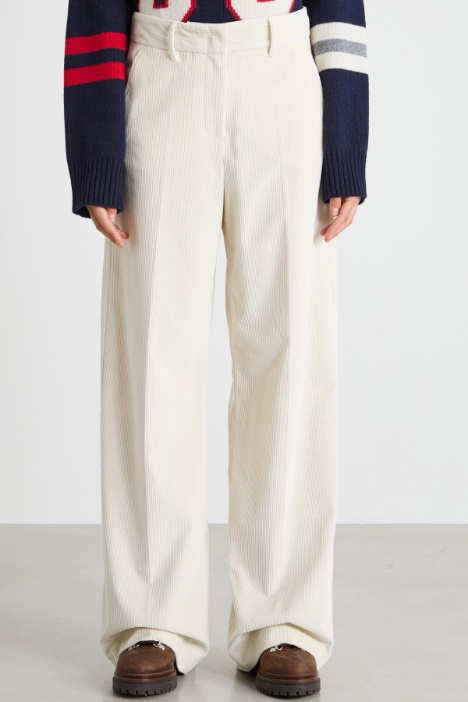 Pantaloni in velluto a coste