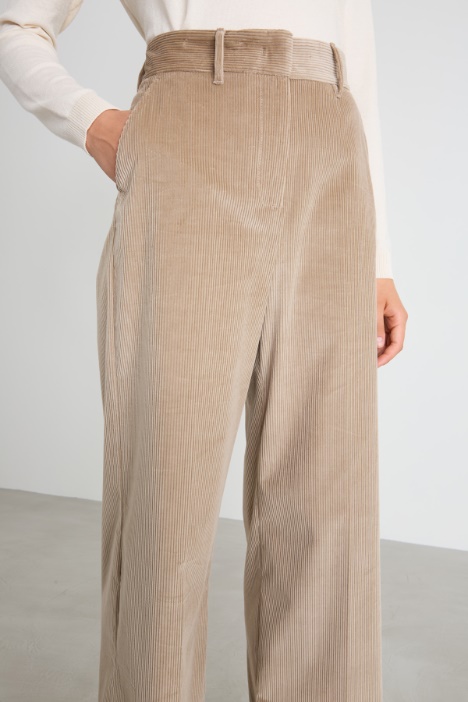 Pantaloni in velluto a coste