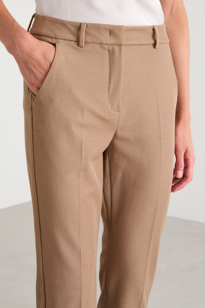 Cotton chino trousers Intrend - 4