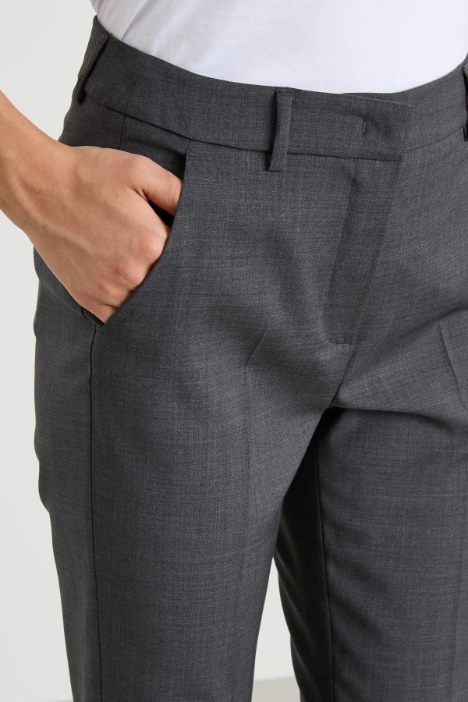 Pantalones de lona de lana