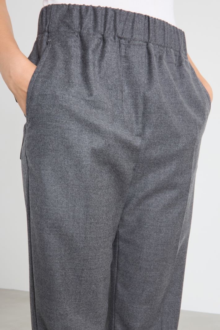 Trousers with elastic insert Intrend - 3