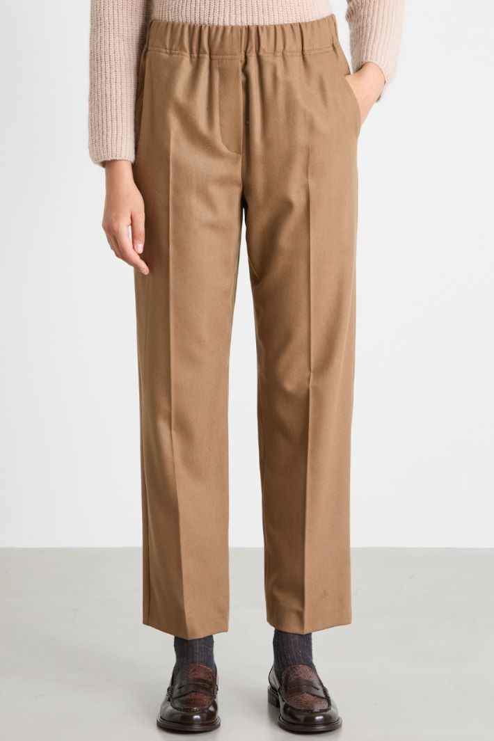 Trousers with elastic insert Intrend - 2