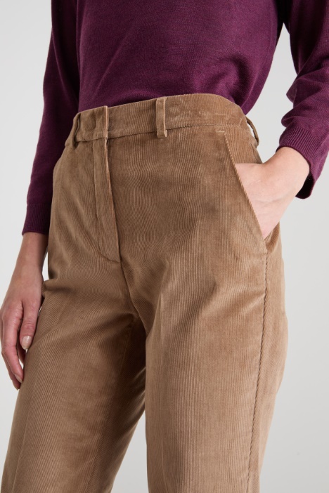 Pantaloni in velluto a coste