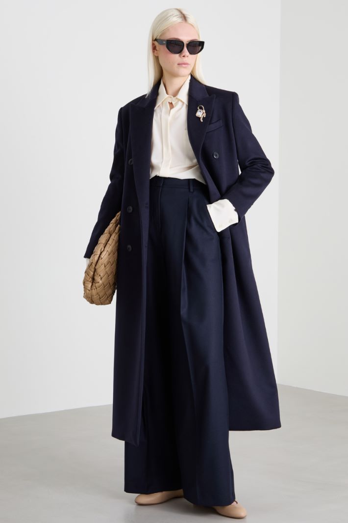 Flannel palazzo trousers Intrend
