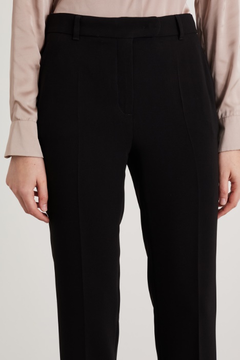 Pantaloni a sigaretta in cady