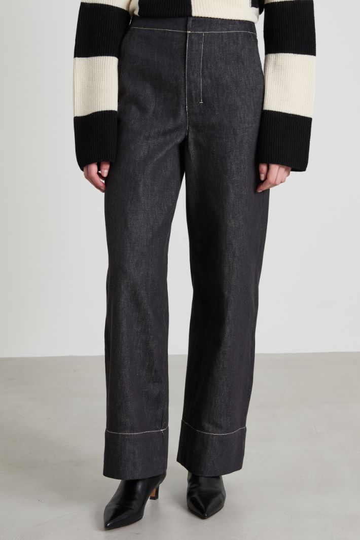 Pantaloni in denim Intrend - 4