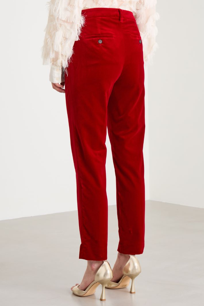 Velvet trousers Intrend - 4