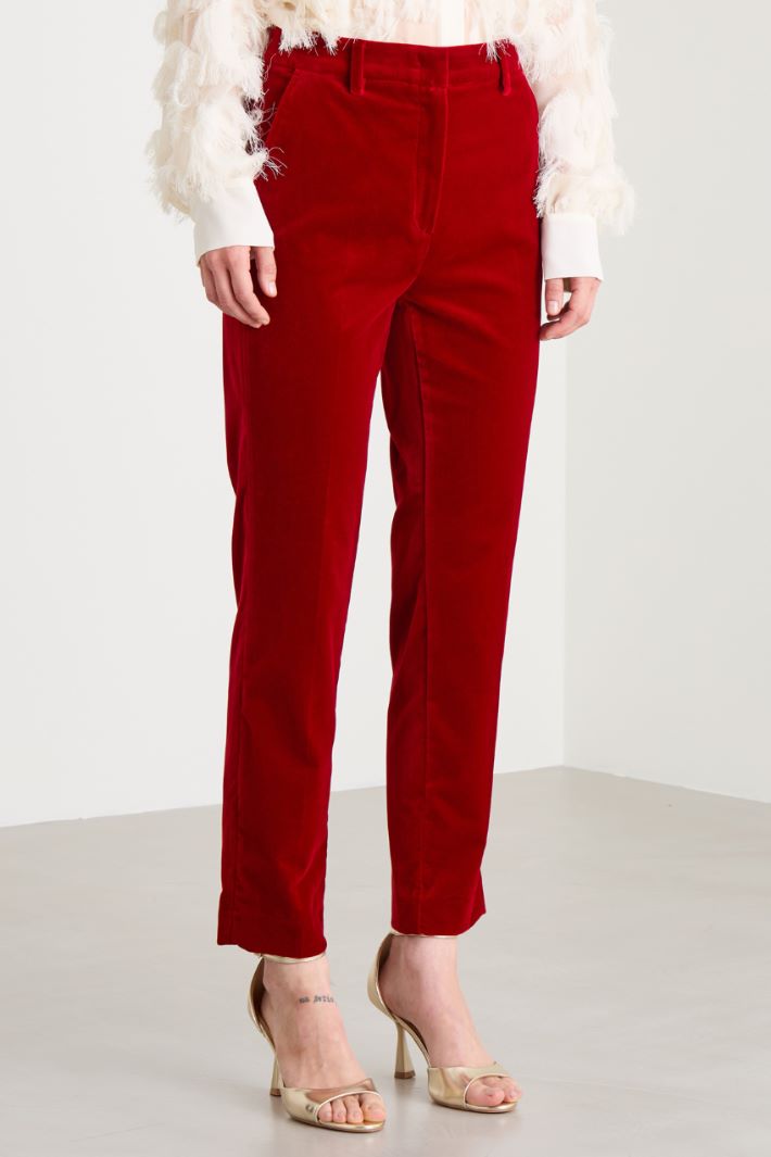 Velvet trousers Intrend - 2