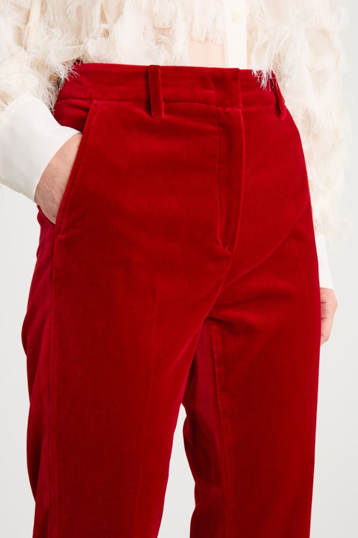 Velvet trousers Intrend - 3