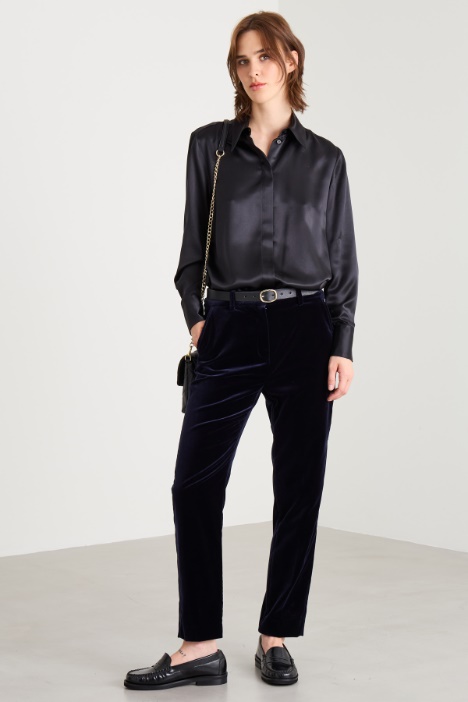 Velvet trousers Intrend
