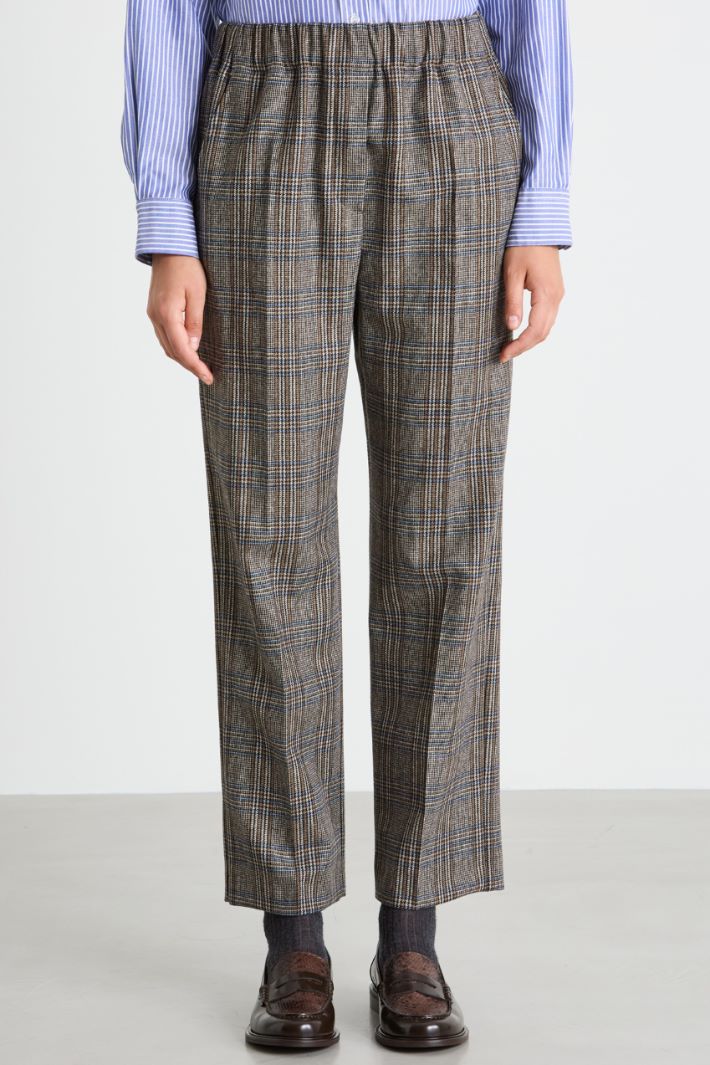 Trousers with elastic insert Intrend - 2