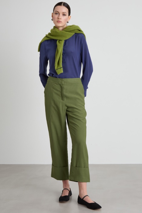 Pantaloni con risvolto Intrend