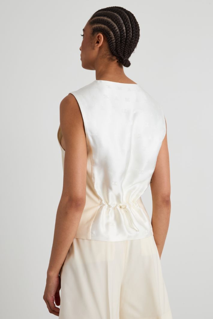 Gilet in tela di lana Intrend - 2