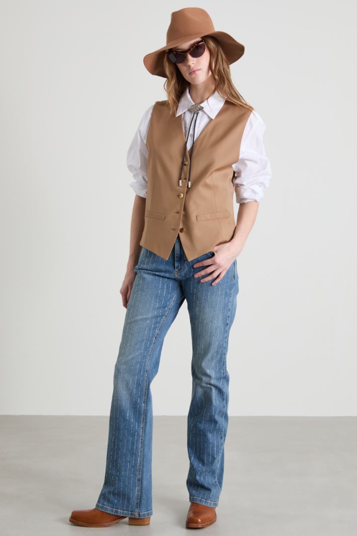 Gilet in tela di lana Intrend - 3
