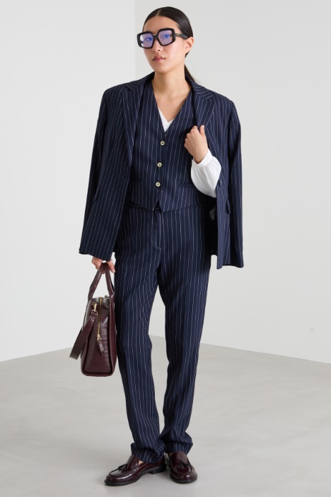 Gilet in tela e twill Intrend