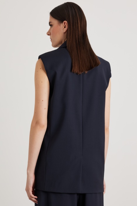 Gilet in tela di lana Intrend - 3