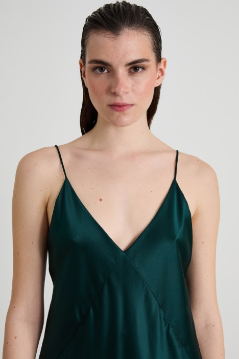 Top sottoveste in raso