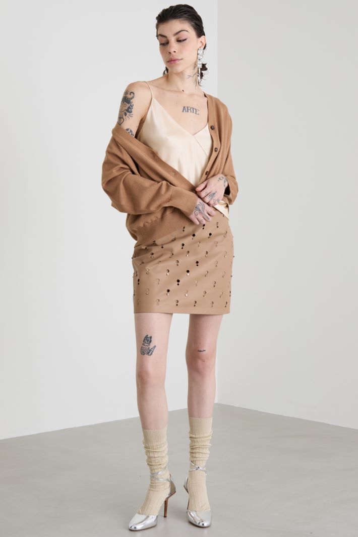 Top lencero de seda