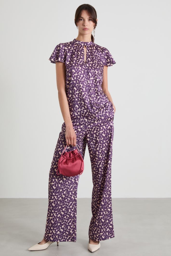 Patterned twill blouse Intrend