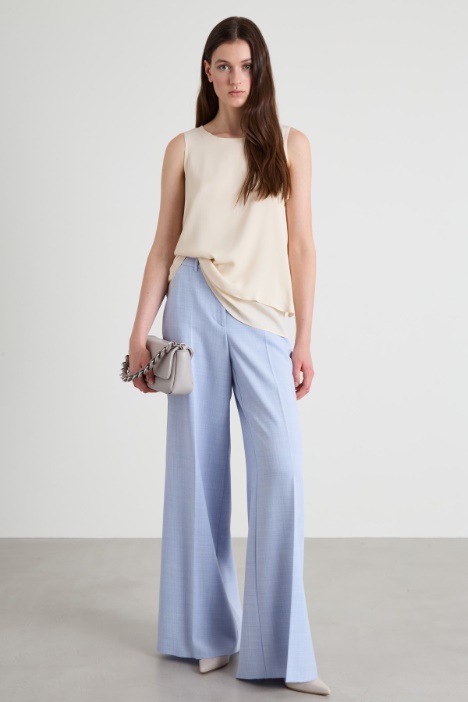 Crepe de chine top Intrend