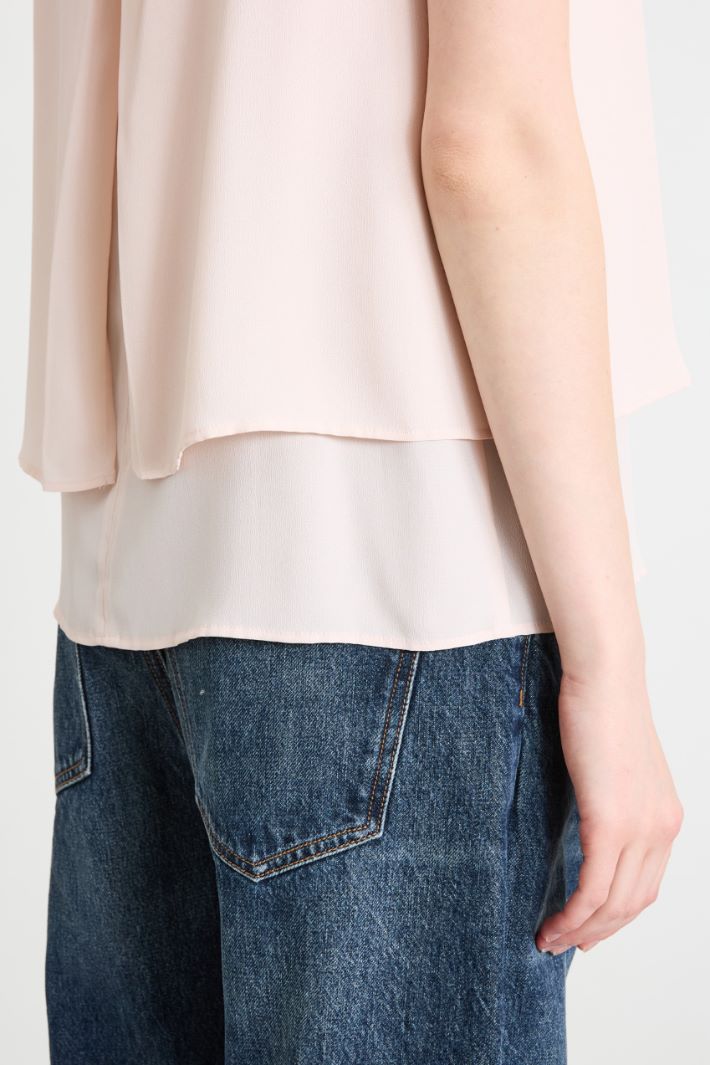Crepe de chine top Intrend - 4