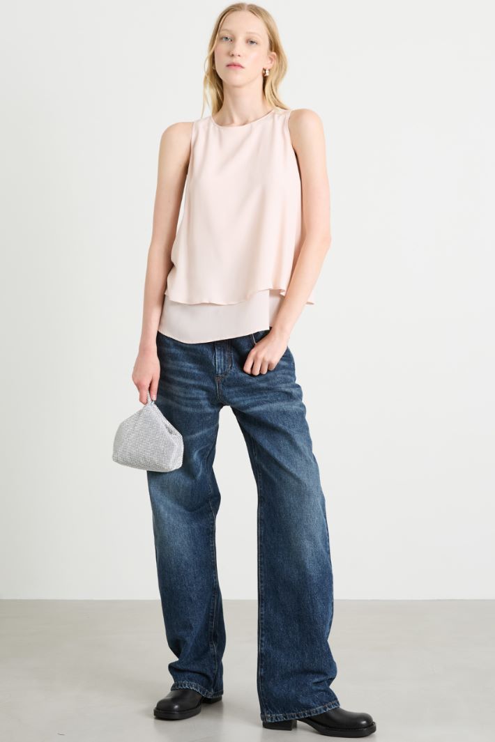 Crepe de chine top Intrend - 3
