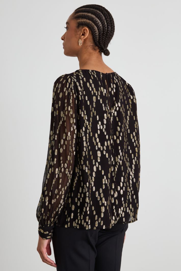Blusa in fil coupé Intrend - 2