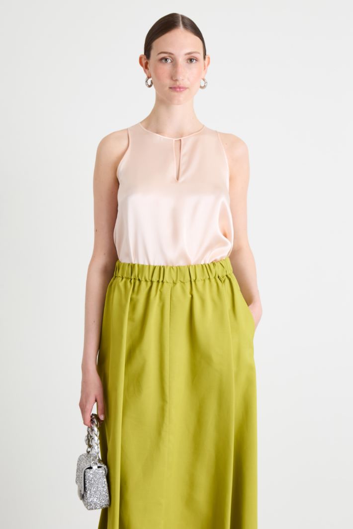 Silk satin top Intrend