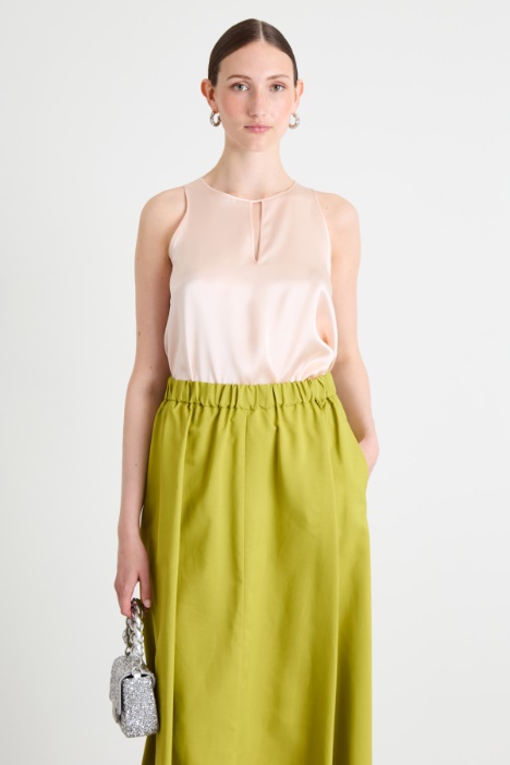 Silk satin top Intrend